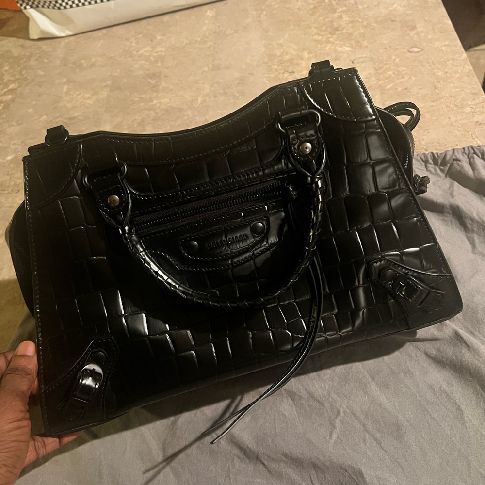 BALENCIAGA Black Neo Classic City bag (small)